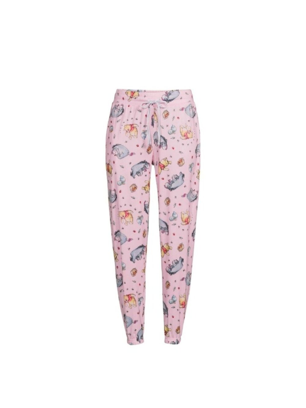 Disney Winnie The Pooh Pink Womens Sleep Jogger Pants XL (16-18) With Pockets